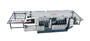 JG11- 11 Spindle Irregular Glass Straight-line Edging Machine